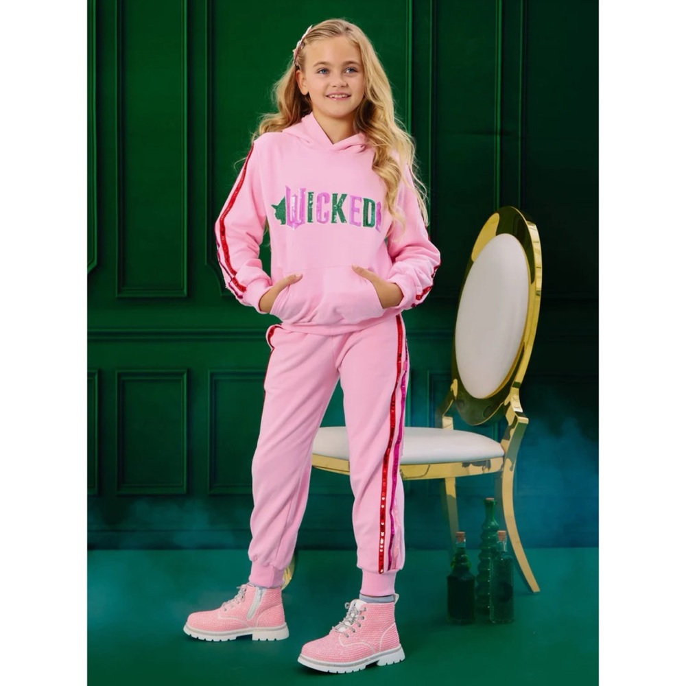 Wicked x Lola Sequin Stripe Hoodie and Joggers